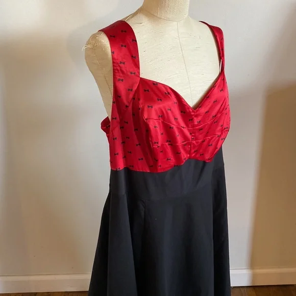 NEW torrid size 20 bow print swing dress - Picture 3 of 9